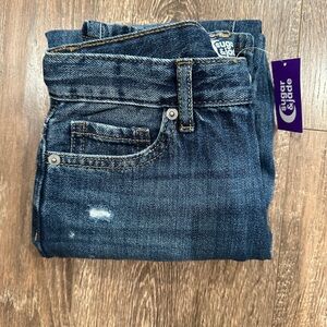 Tween girls high rise girlfriend jeans